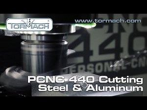 Tormach PCNC 440 Cutting Demonstration: Steel and Aluminum