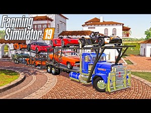 LUXURY MILLIONAIRE CAR DELIVERY $10,000,000 IN CARS | (ROLEPLAY) FARMING SIMULATOR 2019
