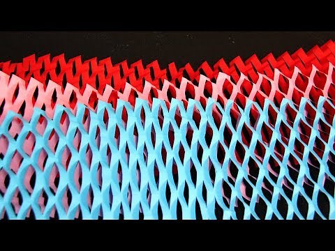 A4の用紙を使った子どもでも作れる網飾り