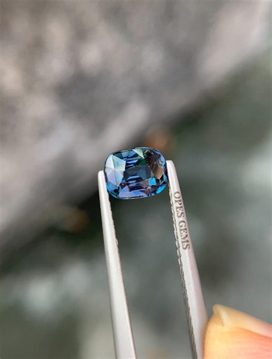 0.90 Carat Natural Denim Blue Spinel Cushion Cut Sri Lanka Untreated Loose Gemstone for Custom Jewelry Design - Etsy