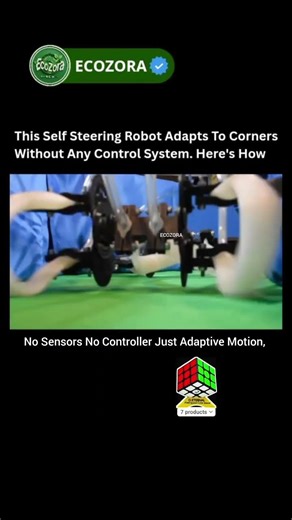 This Robot Turns Corners Without A Brain 🤖 #robotics #innovation #technology