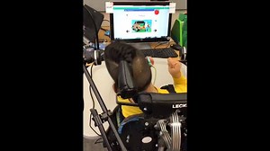 12 reactions | "Again! I want to read again!", shared an excited student after using his 2 head switches to read. Bloorview School Authority shared this amazing video of a student who is using switch scanning to read books in Boardmaker Online! How cool is that!? | Tobii Dynavox | Facebook