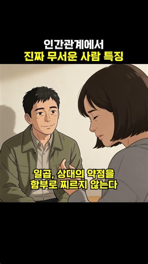 인간관계에서 진짜 무서운 사람 특징 .. #심리학 #인생조언 #인간통찰