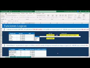 Funciones Lógicas en Excel
