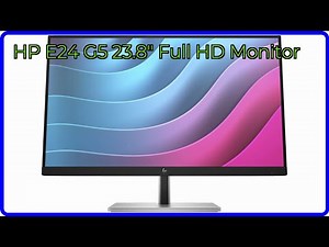 REVIEW (2026): HP E24 G5 23.8" Full HD Monitor. ESSENTIAL details.