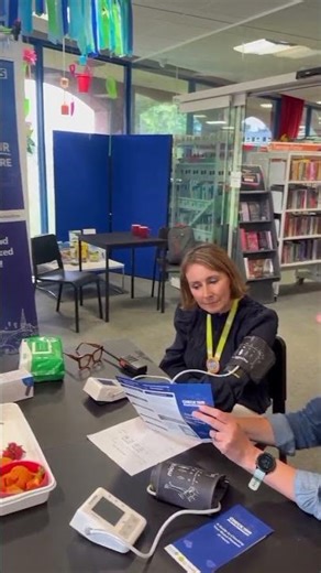 My library is... where I can borrow a blood pressure monitor!