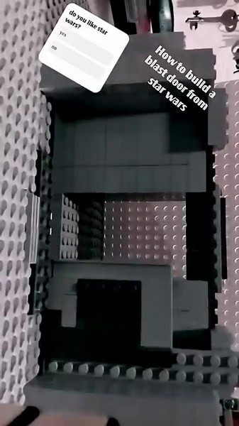 how to build a blast door from star wars in lego