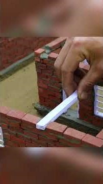 DIY Mini Tractor Builds Brick School | Satisfying Construction Project