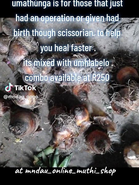 Mndau Online Muthi Shop: Mathunga and Umhlabelo Combo for Healing