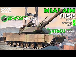 M1A1 AIM TUSK Australian Variant Of M1 Abrams Gameplay - MWT Tank Battles