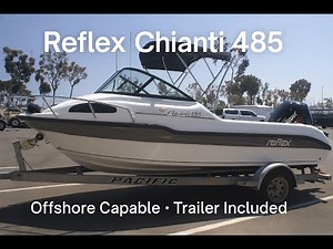 REFLEX 784 CHIANTI | Offshore Capable • Trailer Included • Winning Design by South Mountain Yachts