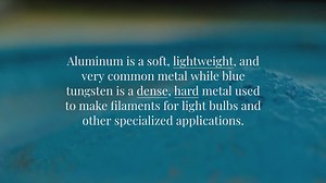 Can you use blue tungsten for aluminum?