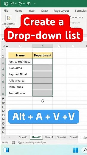 Here’s how to easily create a drop down list in excel