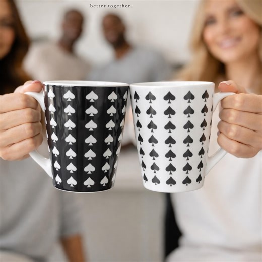 Queen of Spades Mug 12oz, QOS Coffee Mug, Hotwife Gift, Naughty Aesthetic Mug, Lifestyle Couple Gift, Black Spade Latte Cup - Etsy UK