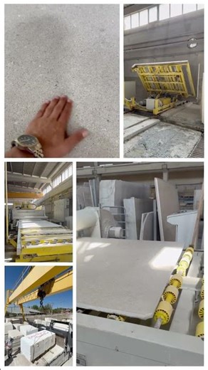 Cutting Limestone Slabs | Turkish Natural Stone Production