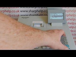 How To Prevent Till Over Rings By Deleting Unused Department Keys Sharp XE-A307 / XE-A407 / XE-A507