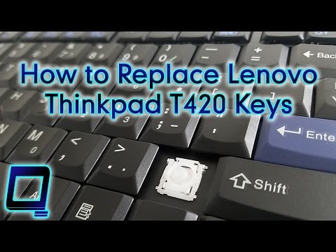 How to Replace Lenovo Thinkpad T420 Keys