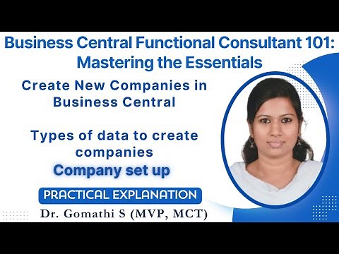 Create new companies in business central #gomstechtalks #dynamics365 #businesscentral #tutorial