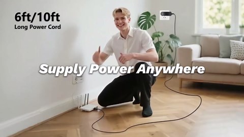 UL Listed 15V 1A 6ft Power Supply Adapter, 15W 1000mA 500mA AC/DC Switching Replacement Power Cord for Litter-Robot, Self Cleaning Cat Litter Box, Portable Car Jump Starter, Pro-Ject Turntable, etc