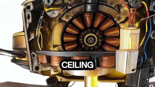 How Ceiling Fan Works — Motor, Capacitor, Blades Explained | Class 10 Physics