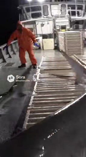 Terrifying POV Sharks Rush the Deck at Night