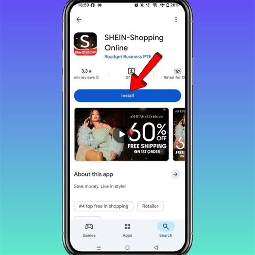 How To Install SHEIN Shopping Online App On Android || How To Download Shein App #shein