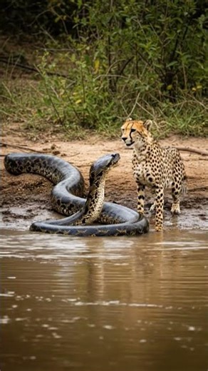 Cheetah vs GIANT Python — Wildest Jungle Clash Ever!