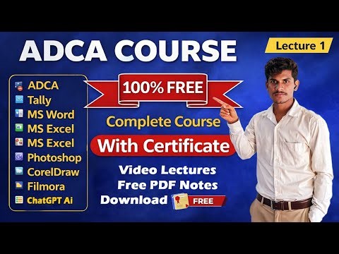 ADCA Complete Course | Lecture 01 | ADCA Complete Syllabus | Abhishek iN Tech