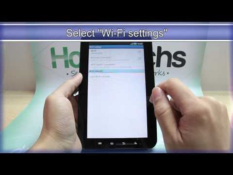 How to Set Up Wifi on Samsung GALAXY Tab