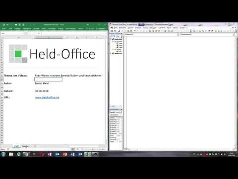 0026. Excel VBA: Maximalwerte in Bereich finden / Max Function