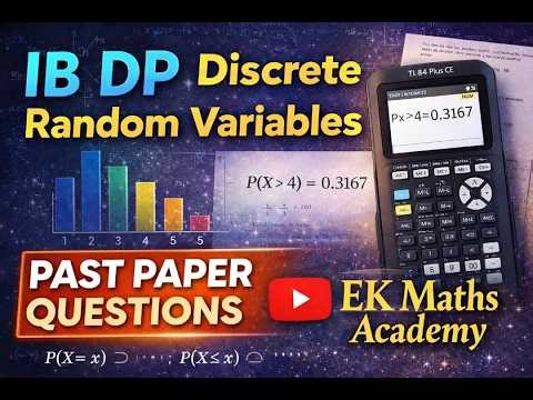 Discrete Random Variables well explained! IBDP Past Paper Questions! A levels!