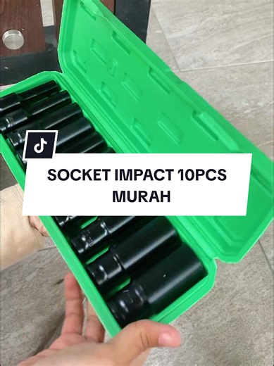 Socket Impact Set: 10 Pieces 8-24mm CR-V