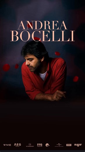 This Valentine’s season, share an unforgettable evening with me in Chicago on Feb 25, as we celebrate the Romanza 30th Anniversary Tour. 🌹 Get tickets now. | Andrea Bocelli