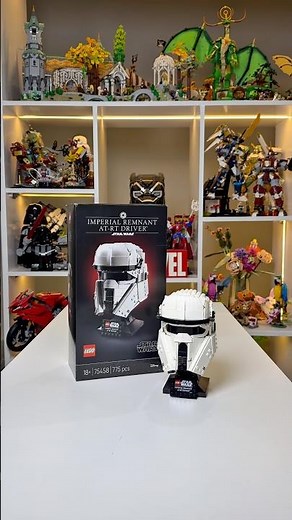 LEGO Star Wars Imperial Remnant AT-RT Driver Helmet will make a fine addition!#rlfm #starwars #75458