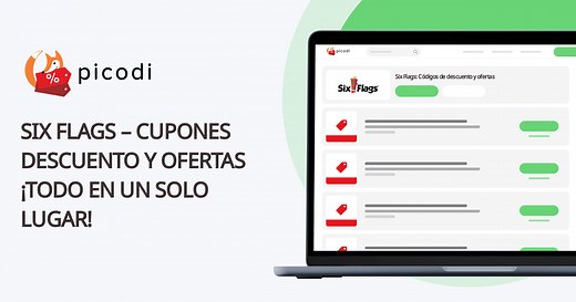 Cupones Descuento y Grandes Ofertas Six Flags - ¡Ahorra dinero en cada compra en Picodi.com!