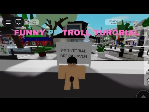 FUNNY TROLL PP TUTORIAL IN BROOKHAVEN 2025 HILARIOUS REACTIONS🤣