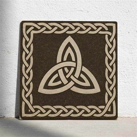Celtic Trinity Knot Ceramic Tile – Heritage Design - Etsy