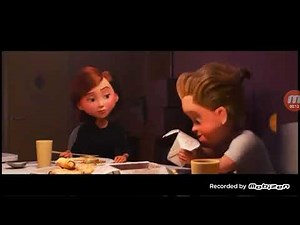 Incredibles 1 and 2 dinner scenes fandub (Me as Violet)