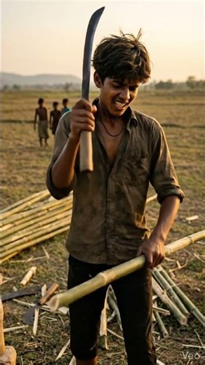 a poor boy |crafted his Thar from bambo tree Thestonecraft#naturalscraft #reels #viral🔥#ai #aishorts