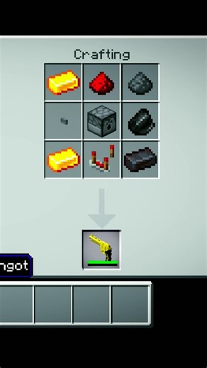 🤔🤯😲minecraft me crafting golden pistol ☠️😈💀#minecraft #mcpe #shorts