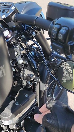 Custom Harley Davidson Sportster Iron 883 start up!