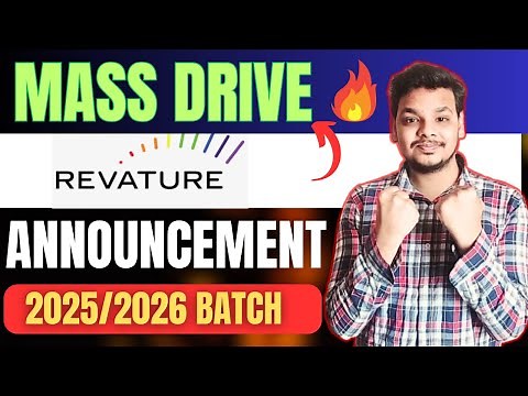 Finally Revature Mass Hiring Started | Revature Direct Hiring 2025/2026 Batch | Off Campus Drive