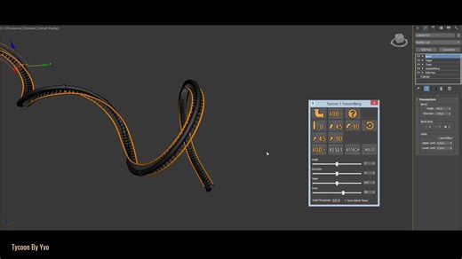 3ds Max-小插件，线缆管道（类似）便捷调整器