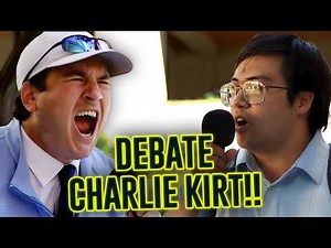 Alex Stein OWNS College Students Charlie Kirk Style!