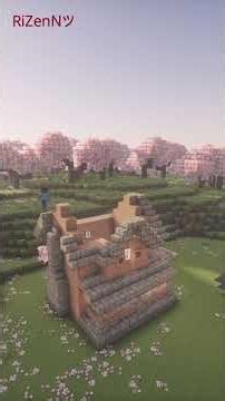 Aesthetic starter coutry house, super easy! #minecraft #shortsfeed #aesthetic