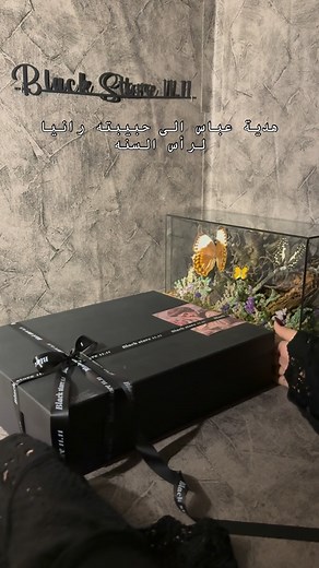 Black store 11.11 on Instagram‎: "هدية عباس الى حبيبته رانيا لرأس السنه 🦋#اكسبلور#ترند#هديه#هدية#اكسسوارات"‎