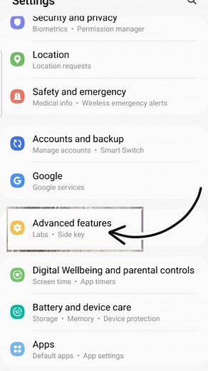 How to Enable Side Button Key in Samsung| Camera shortcut in Samsung| #samsung | #shorts