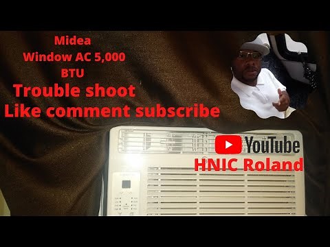 Midea 5,000 BTU window AC. How to take the filter out for cleaning?