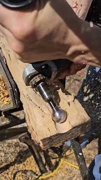 Ball Gouging Tips #powertools #anglegrinder #woodworking #carving #wood #maker #tips #woodcarving