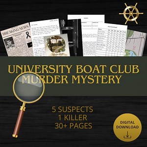 Printable Murder Mystery Game | Cold Case File | Instant Download | Whodunit Party Kit for Adults | Detective Game for Parties & Events - Etsy